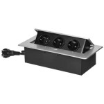 Orno OR-GM-9035(GS)/GR Ugradbeni Produžni Kabel, 2x Schuko, 2x USB