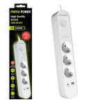 Produžni kabel MAXPOWER GH03KUCS s prenaponskom zaštitom (3 utičnice,
