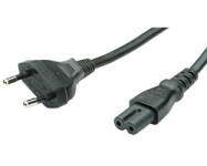 Roline VALUE naponski kabel 2-polni, IEC320 C7, 1.8m crni