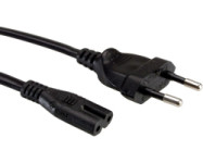 Roline VALUE naponski kabel 2-polni, IEC320 C7, 5.0m crni