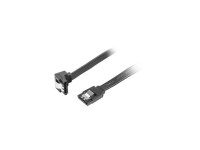 SATA kabel LANBERG CABLE (50 cm, 6 GB/s, 90°)
