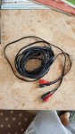 Audio kabel dupli muški činč-činč