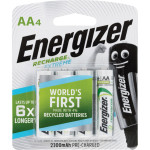 Energizer AA punjive baterije 2300mAh blister 4 kom