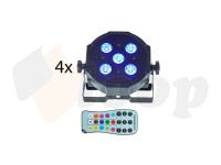 Fun Generation SePar Quad LED RGB UV Bundle 4 Set od 4 reflektora