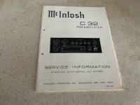 McIntosh C 32 original service manual