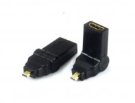 Optimus adapter HDMI ženski na mini HDMI muški rotacioni, crni