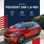 Peugeot 208 1,6 BlueHDi ALLURE **NAPRAVLJEN SERVIS, REG GODINU DANA**