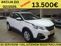 Peugeot 3008 1,6 BlueHDI / JAMSTVO + REGISTRACIJA