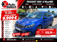Peugeot 308 1,5 HDi - 150.000KM - GRATIS JAMSTVO + REGISTRACIJA ✅