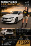 Peugeot 508 SW GT-Line 2.0 blueHdi 180 S&S automatik reg 10/2026 kasko