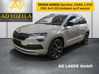 Škoda Karoq 1.5TSI Sportline 4x4 Aut.18"Alu LED Navig.€25.900 do reg!