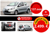 Toyota Aygo 1,0 VVT-i | HR auto | KLIMA | 137.ooo km / 2.499 €
