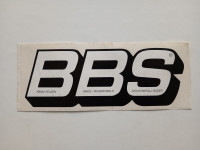 2 x BBS - ORIGINALNA SAMOLJEPLJIVA NALJEPNICA 22,5cm x 8,5cm