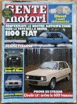 Gente motori 1977. Alfetta 2000 +Fiat 124 Coupe +Rolls Royce +BMW 328