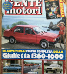 Gente motori 1977. test: Alfa Giulietta +Autobianchi A112 +Peugeot 305