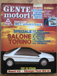 Gente motori 1988.usporedba cesta&rally Delta Integrale +test:Maserati
