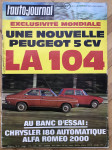 L`auto-journal`72.test:Alfa2000 +HarleyD +reportaž:RallyMonteC.+VN Arg