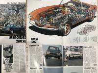 L`auto-journal `72. test: Mercedes 280 SE +dossier/poster: BMW 507