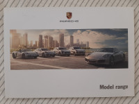 PORSCHE Model range - prodajna brošura iz 2015. godine
