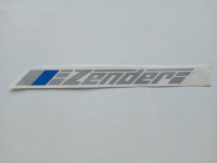 ZENDER - ORIGINALNA SAMOLJEPLJIVA NALJEPNICA 20,5cm x 2cm SIVA i CRNA