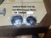 znakovi prednji i zadnji škoda novi tip