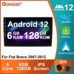 Android 12 radio 6/128GB za Fiat Bravo 2007-2012 + rikverc kamera