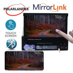 Auto radio 1din touch bluetotoh aux usb sd novo