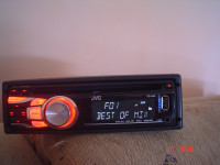 JVC autoradio cd,wma,mp3, USB4x50w iPod,iPhone