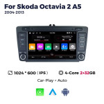 ORGINAL ŠKODA OCTAVIA RADIO NAVI USB WI-FI ANDROID 14 KARTE