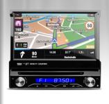 1 DIN GPS MULTIMEDIJA , RADIO, DVD, USB, BLUETOOTH , NOVO