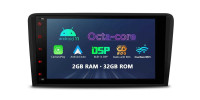 Audi A3 | 8" | Android 13 | 2GB RAM | 8-Core | DSP | CarPlay