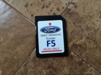 Ford MCA/MFD/FX Sync karta Europe **2023/2024** SD kartice