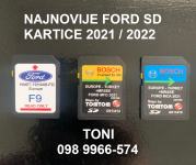 Ford Sync navigacijska SD kartica najnovija za 2022/2023 godinu