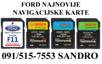 Ford navigacijska SD kartica najnovija 2022 / 2023