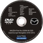 NAJNOVIJA!!! Mazda DVD navigacija Denso, zadnje karte Hrvatske i EU !