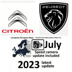 Peugeot i Citroen vozila ažuriranje mapa i kamera 2024 godina