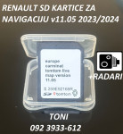 Renault Carminat SD kartice za navigaciju. 2023-2024 v.11.05 R-Link