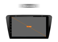 ŠKODA OCTAVIA 2014 2015 original radio Navigacija Multimedija WIFI