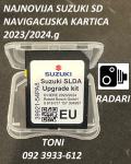 Suzuki SD navigacijska kartica 2023/2024 *NOVO* +RADARI