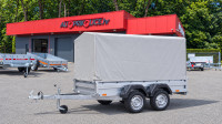 Auto prikolica 265T (265x132x135 cm) - 2 osovine - B-kategorija!