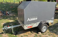 Auto prikolica 750 kg | 201×101 | Visoka cerada 120 cm