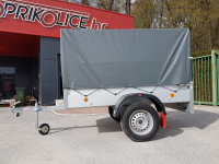 Auto prikolica Pongratz LPA 206 U/B+arnjevi i cerada