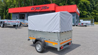 Auto prikolica Temared ECO 2010 sa dodatnim stranicama i ceradom