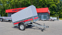 Auto prikolica ZIP 2010 KIPP sa ceradom (201x107x120 cm) 750 kg