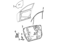 ***MERCEDES-BENZ***STAKLO VRATA LIJEVO A167 GLE**  A167 720 0100*