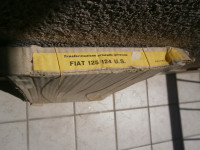 Prodajem LEPTIRE auto stakla za Fiat 124, Fiat 125, LADU