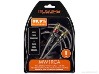 MUSWAY MW1RCA 1met RCA kabel