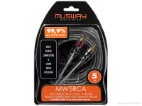 MUSWAY MW5RCA 5met RCA kabel