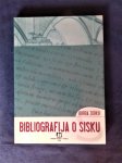 BIBLIOGRAFIJA O SISKU, ĐURĐA ZORKO, SISAK 2000