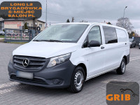 Mercedes-Benz Vito Long L2 Maxi Brygadówka Doka 6-miejsc Salon PL, Jed
